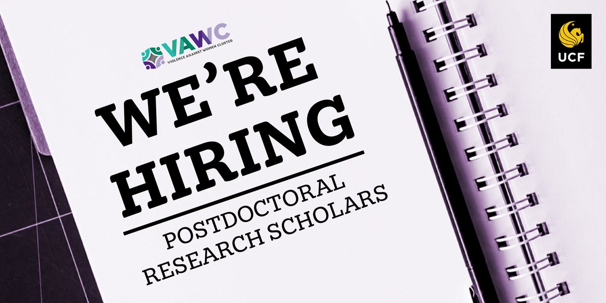 We are hiring 2 postdocs to work with our interdisciplinary faculty and students. Learn more and apply at bit.ly/VAWPostdoc
