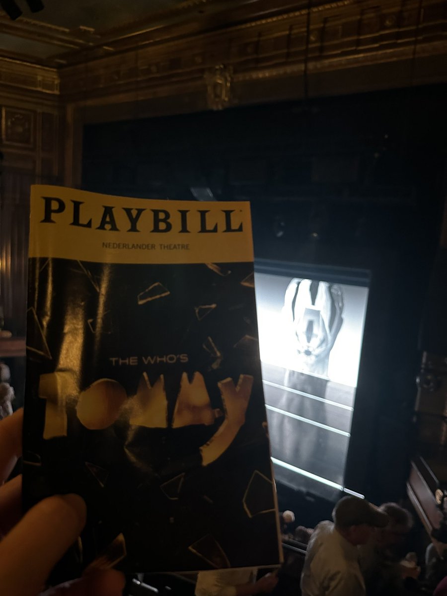 jschuk's tweet image. Just over 29 years from when I saw my first Broadway show as part of a senior class trip, and on Broadway no less, let’s see how it goes when I know what the show is about. #pinballwizard #leaguesrc