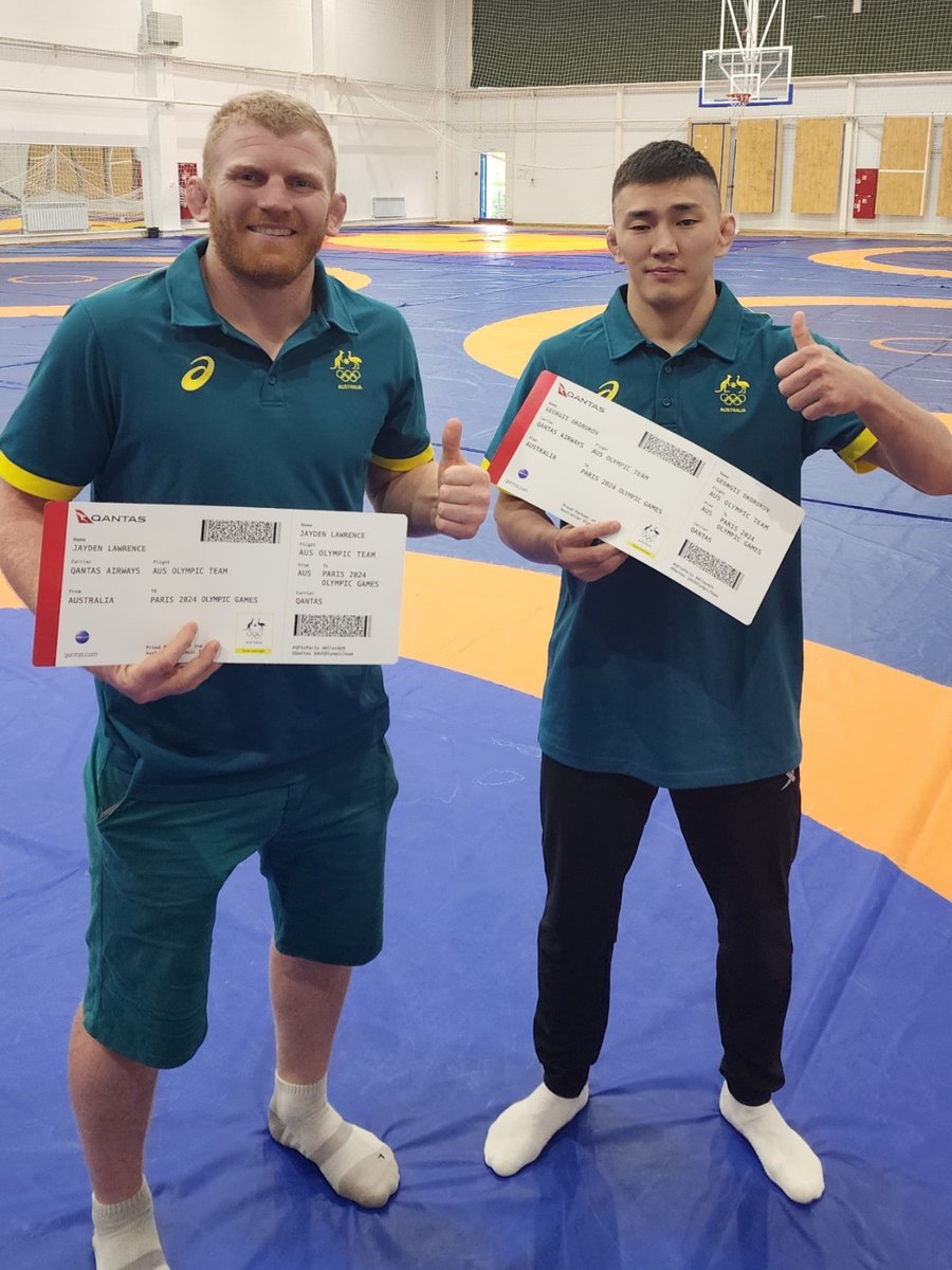 From training camp in Kazakhstan to competing in Paris, Jayden and Georgii are set to make their Olympic debuts! #AllezAUS | #WrestlingAustralia