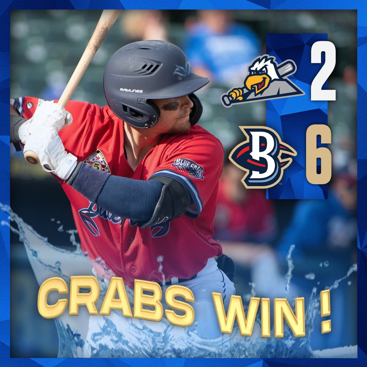 BlueCrabs's tweet photo. Another night, another Blue Crabs win!

#RingChasing💍 https://t.co/AhRMnOim8T