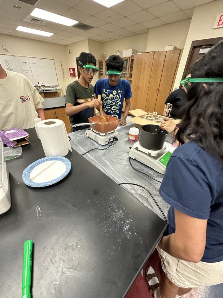 Busy day today- sun printing in AP chem, and rock candy in chemistry club. #LiveLoveChem