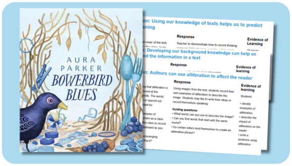 Happy National Simultaneous Storytime! Have you checked out PETAA's brand-new curriculum unit based on today's text, Bowerbid Blues by <a href="/AuraParker/">Aura Parker</a>? Check out our preview of the unit, &amp; if you want full access, become a member today. vist.ly/349pe <a href="/ALIANational/">ALIA</a> <a href="/TheCBCA/">The CBCA</a>