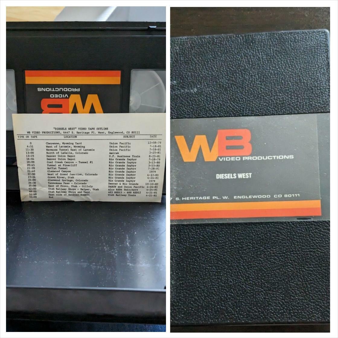 Limited offer! This awesome Diesels West Beautiful Train Relaxing VHS Tape for $49.00.. 
notatacoshop.etsy.com/listing/170891…
#VintageTrainVhs #ClassicLocoTapes
