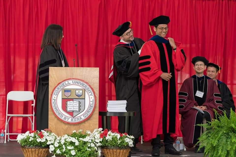 It's been six years since I graduated from Cornell. I was so fortunate to get some of the brightest and brave thinkers of our field as my mentors. Also, I will forever miss reading books with Steve. That alone changed my thinking profoundly. #grateful