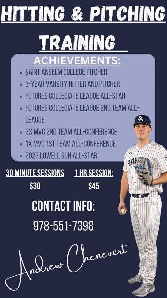 DRACUTBASEBALL's tweet photo. Middies Alum !! Great resource available to help out. https://t.co/3vZAcTnRMT