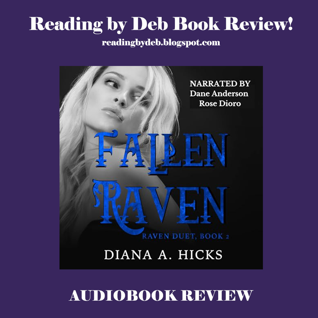 Check out my AUDIOBOOK REVIEW for Fallen Raven 2 by Diana A Hicks!

readingbydeb.blogspot.com/2024/05/audiob…

<a href="/diana_hicks/">Diana Hicks Author</a> <a href="/DaneAndersonVO/">Dane Anderson</a> <a href="/RoseDioroVO/">Rose Dioro 🌈✡️</a>
