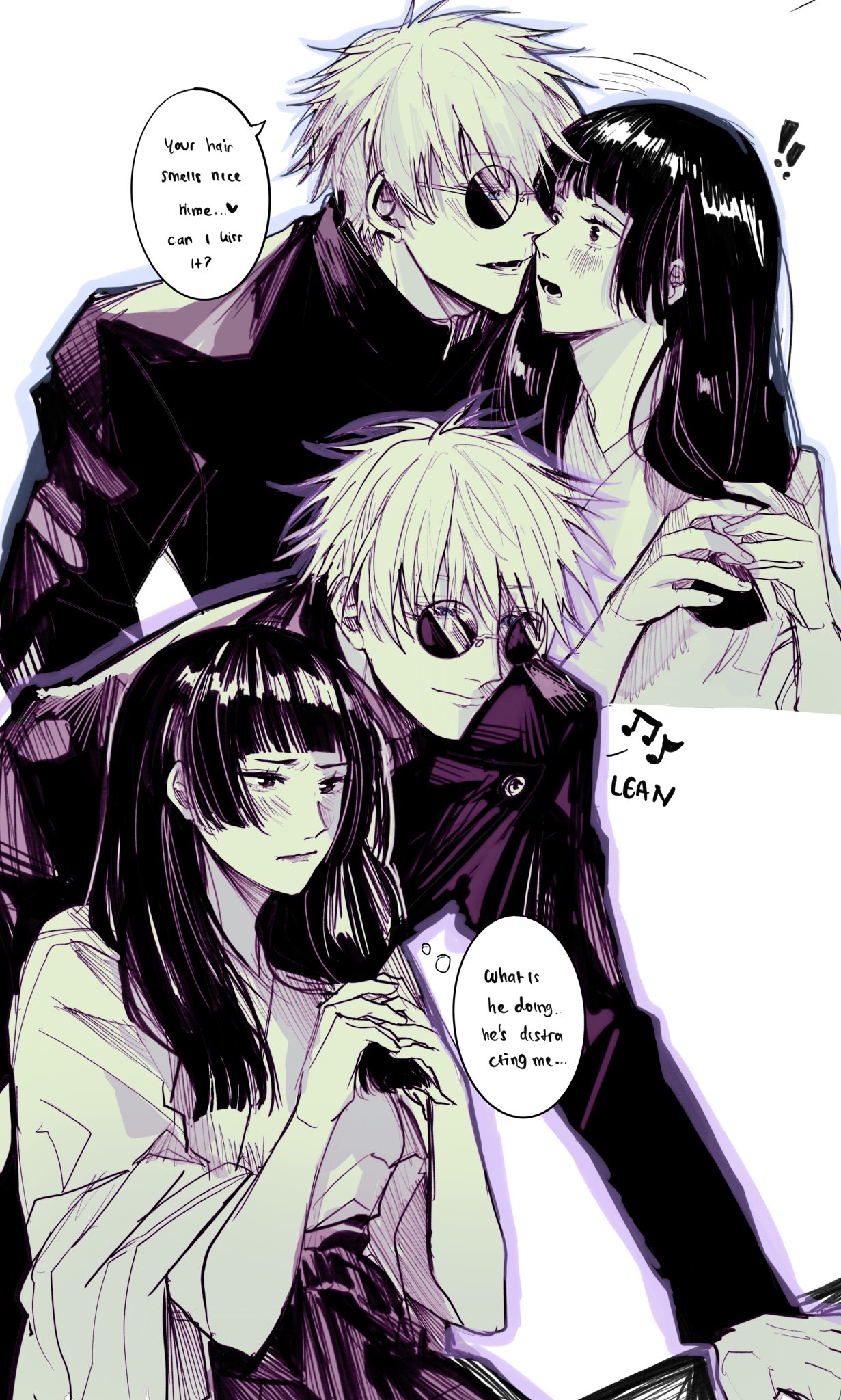 qeas art! 🎐🍉 CLOSED COMMISSION! on X: gojohime  t.co0yszMuZ1ZE  X