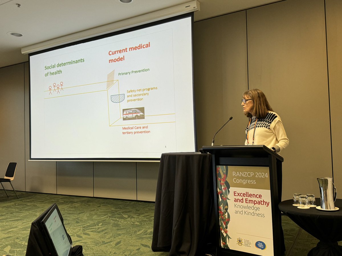 The Victorian Doctors Health Program has seen around 10% of the doctors in Victoria. Struggling with mental health problems is common and many doctors wait until things are dire before they access help. - Kym Jenkins #RANZCP2024