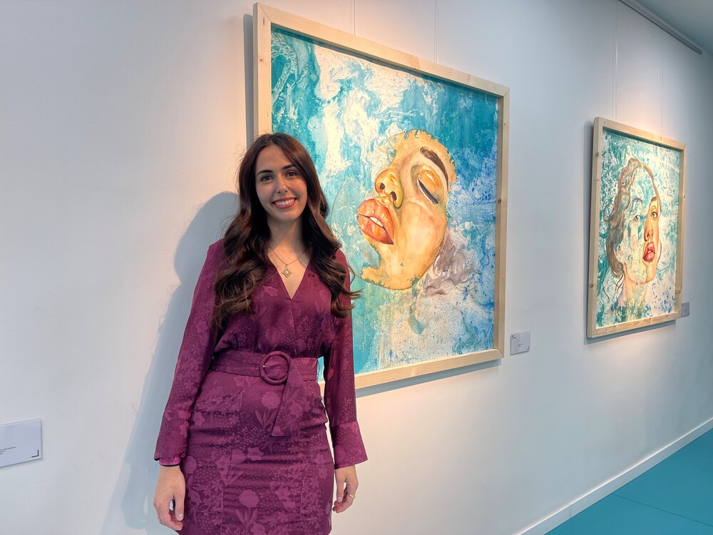 📢 ¡Nueva exposición en Espacio Joven de @FundIbercaja! 💥 “Liquid fragments: Women in a water mirror” es la exposición de Cristina Pellicer, una de las ganadoras de la pasada convocatoria “Espacio Joven para el Desarrollo Artístico”.