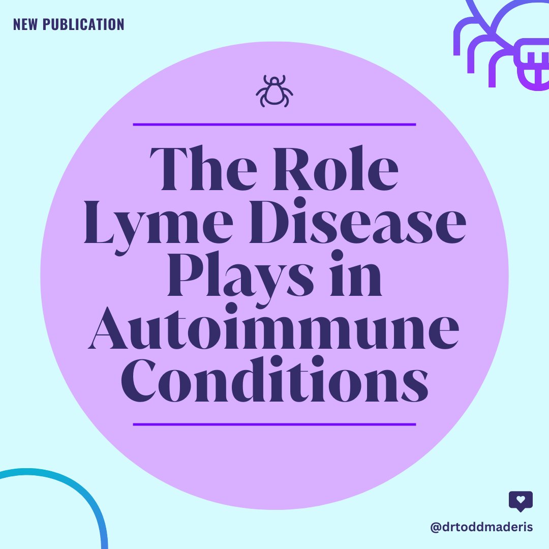 [NEW PUBLICATION] The Role Lyme Disease Plays in Autoimmune Conditions #Autoimmune conditions have been on the rise worldwide for over five decades. A CDC program called the Nutritional Health and Nutrition Examination Survey (NHANES) is an extensive database and blood sample