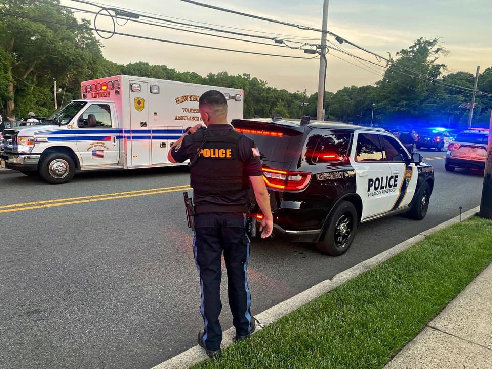 Multiple shots fired during basketball tournament at Glen Rock, NJ park. One victim hit with multiple bullets. Transported to Hackensack University Medical Center for treatment. investigation underway. #GlenRock #Shooting