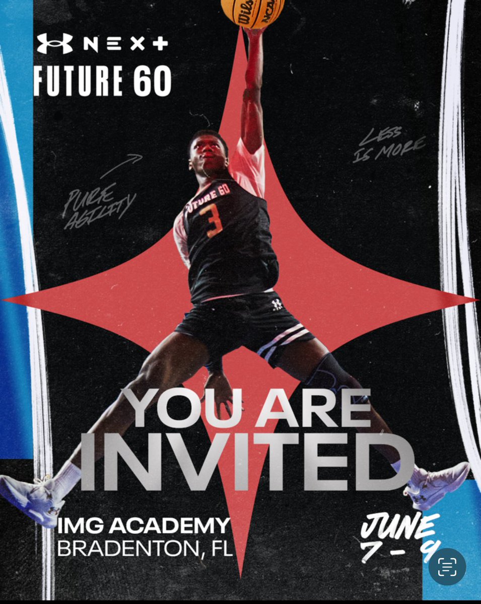 #AGTG Beyond blessed to be invited to Under Armors prestigious Future 60 camp at IMG Academy in Bradenton, Florida. 🙏🏽 @BlueChipsCEO @UANextBHoops