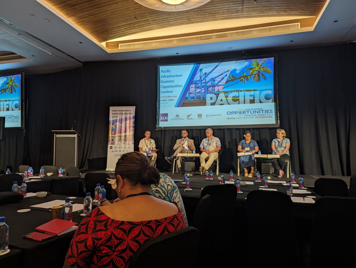 Pacific infrastructure is a work in progress and there has never been a better time to build says Fiji Water Authority, which will need to double its capacity. Same can be said on energy for #Fiji and @SmartEnergyCncl wants to see that as solar, wind and smart storage!