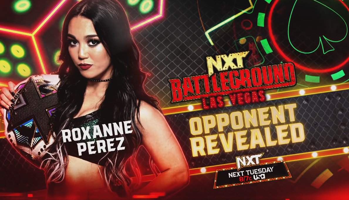 Roxanne's opponent for Battleground will be revealed next week. #WWENXT