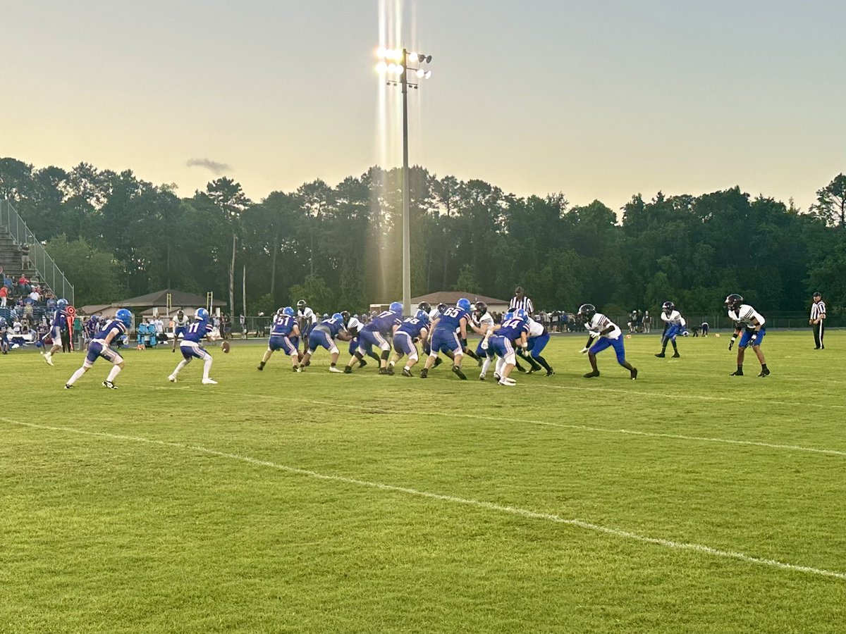 Spring Football 🏈 in Clay County! It was fun to watch @RHSPanthersFB and @KHHSFB take the field tonight!