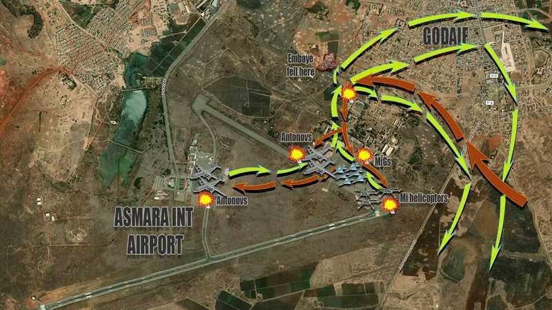 40 yrs ago on May 21, 1984 #Eritrea|n commandos launched a lightning & successful attack on Ethiopian Airforce base in Asmara. 18 commandos participated in the operation. 33 military aircrafts, including 16 Mig fighter jets were destroyed. One commando was heroically martyred.