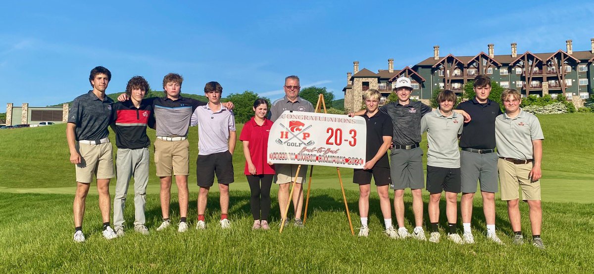 What a season. This group went 43-4 over the past two seasons with back-to-back conference championships. Thank you Seniors, your legacy will be passed on to all future HP Golfers. <a href="/JonTallamy/">Jon Tallamy</a> <a href="/HPRwildcats/">High Point Regional High School</a> <a href="/SeamusWCampbell/">Seamus Campbell</a> <a href="/coachjstrehl/">Jesse Strehl</a> <a href="/bigstatesports/">Big State Sports</a> <a href="/HPRAthletics/">High Point Regional Athletics</a>