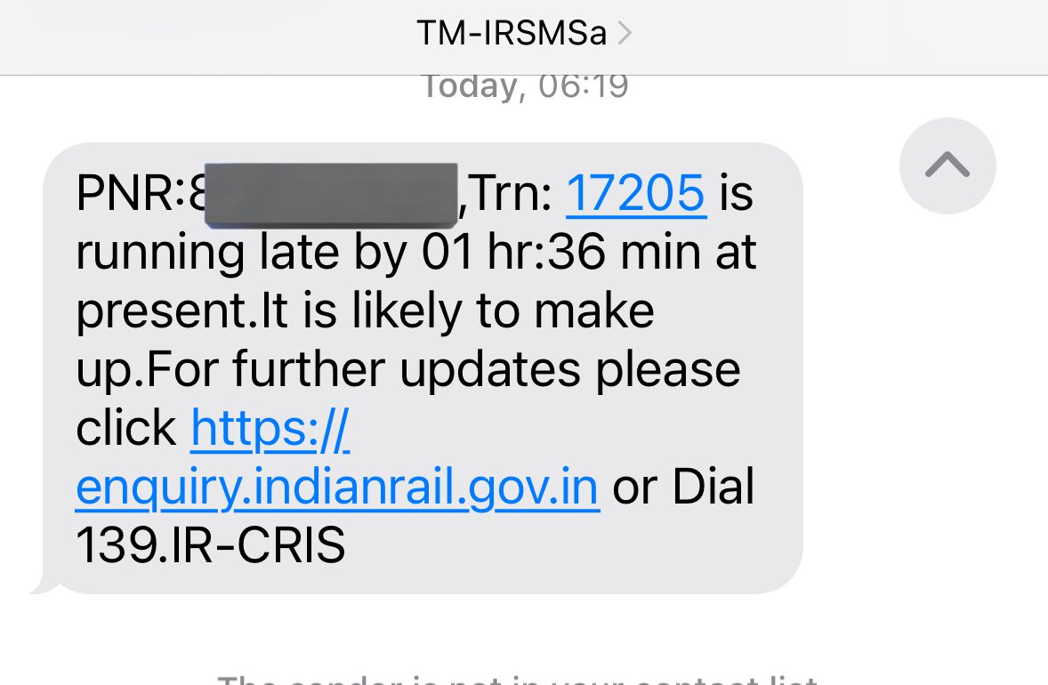 Dear @RailMinIndia, what should I do now? Can I reach the station late or should I be on time? If I need to be on time, why this message? This message just created confusion.