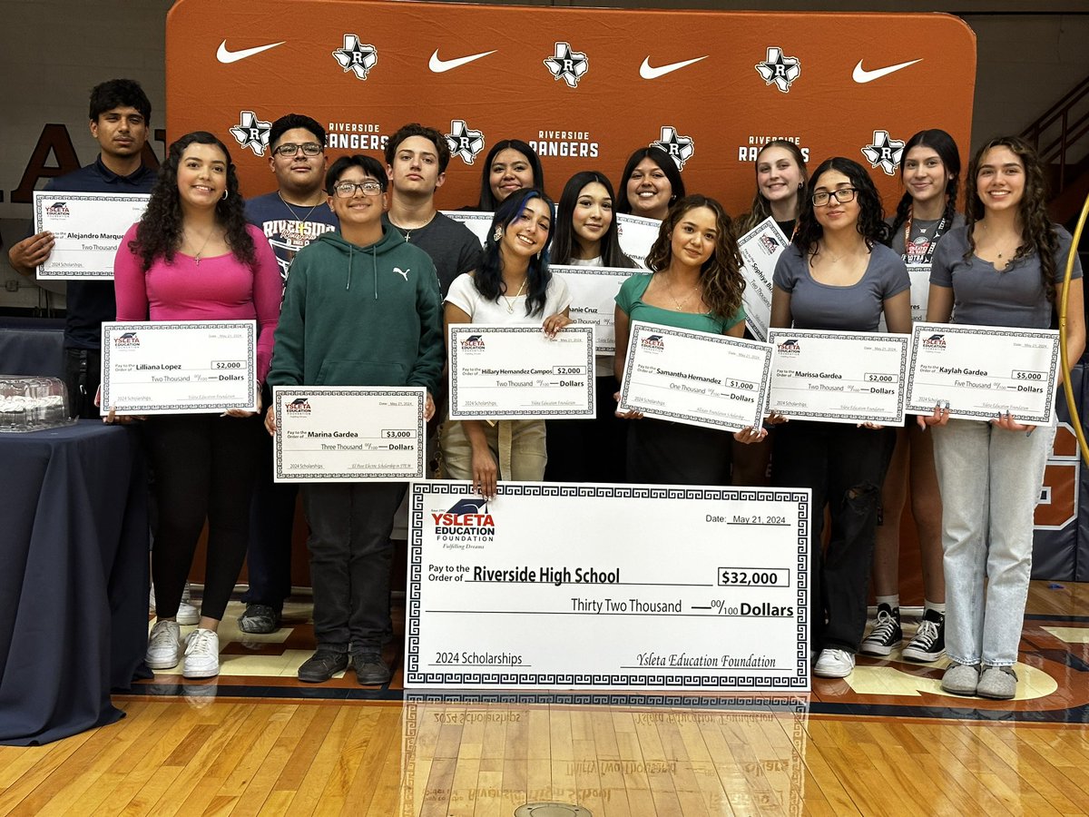 Congratulations to this year’s Ysleta Education Foundation Scholars! They each have a unique story to tell and have earned themselves well-deserved recognition for their hard! We look forward to seeing all the great things they will accomplish in the future! #YEF #riverside4ever