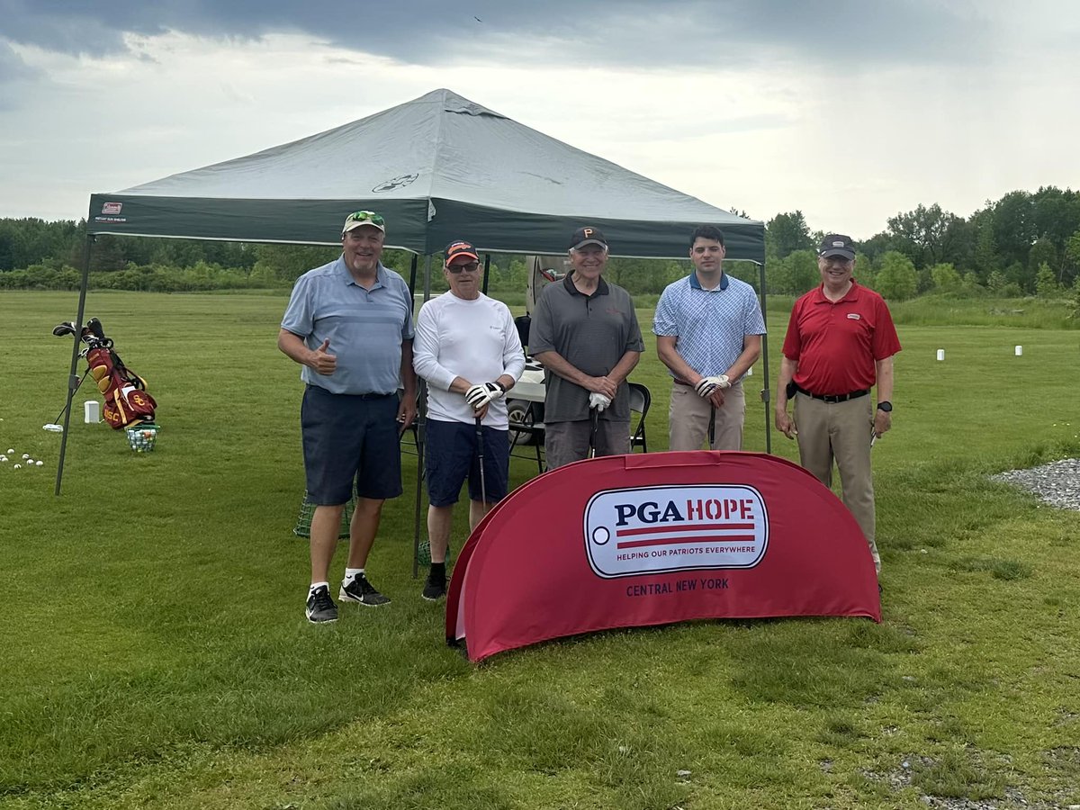 PGA HOPE continues to grow in the CNY Section!
Wanoa Golf Course is the latest facility to offer a PGA HOPE program to our Veterans under the direction of certified instructor Mel Baum, PGA.

To learn more about PGA HOPE CNY: cny.pga.com/military-veter…