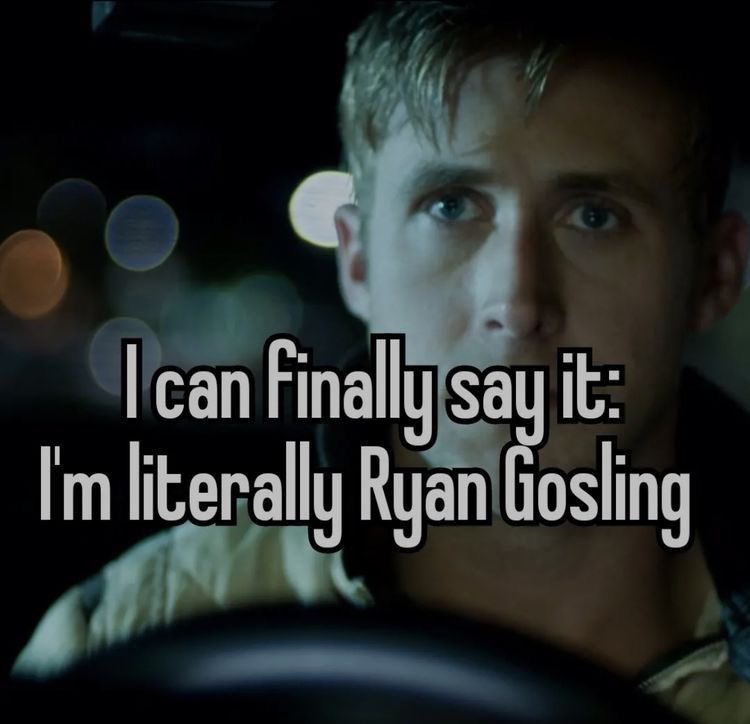 Ryan gosling é tipo tão meu namorado né meu Deus na minha fy só tem esse lindo