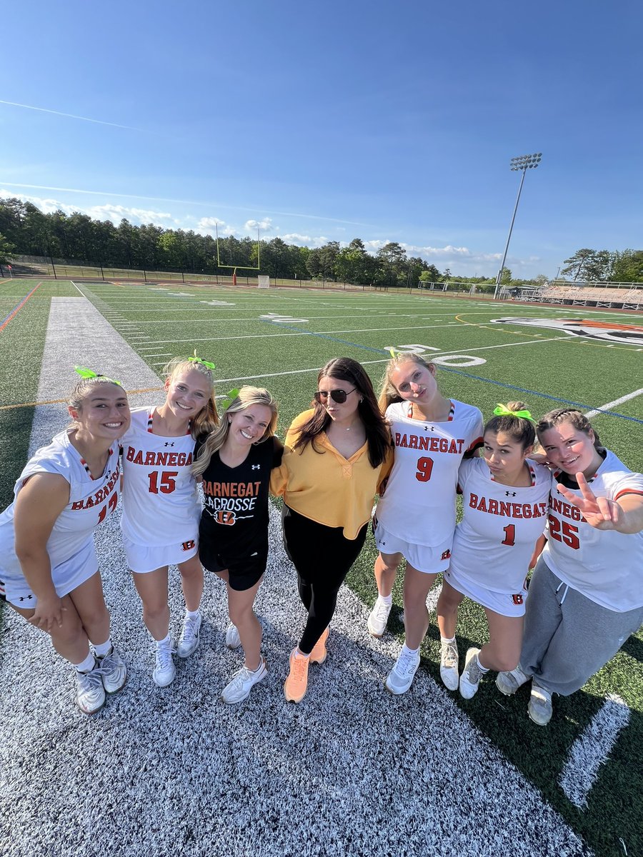 Best night with the best girls!🧡 Happy senior night ladies, I am beyond proud of each and everyone of you. To win your division 4 straight years says so much about your worth ethic. Love you girls !! #together