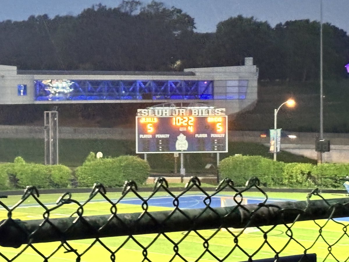 <a href="/MOLacrosse/">Missouri Lacrosse</a> Class 2 Semifinal at SLUH has been delayed due to weather with the score event at 5 and 10:22 left in regulation

With both SLUH and Priory having exams tomorrow, the teams have decided to resume play at 5 p.m. tomorrow evening

#AMDG #SLUHAthletics #LiveTheMission