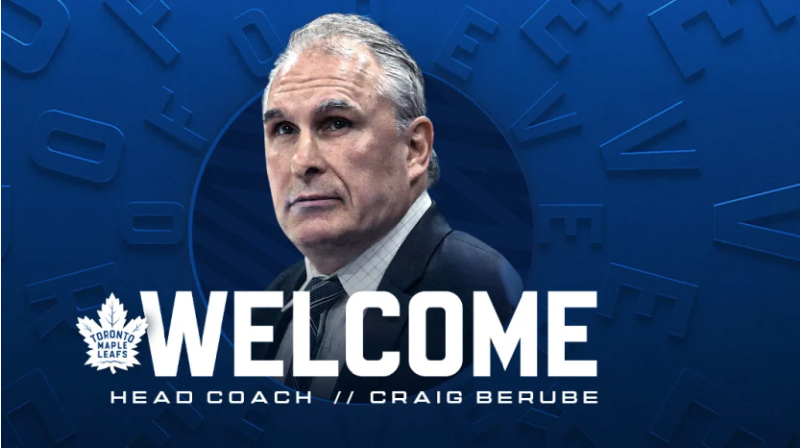StanSlump's tweet photo. Craig Berube, the new head coach of @MapleLeafs, is the 25th head coach of the Leafs since they last won the @StanleyCup in 1967. The average tenure of the previous 24 coaches was 28 months.  He is also the 5th head coach hired by @brendanshanahan since 2014. 
#LeafsForever #NHL https://t.co/rSEVyUJOi3