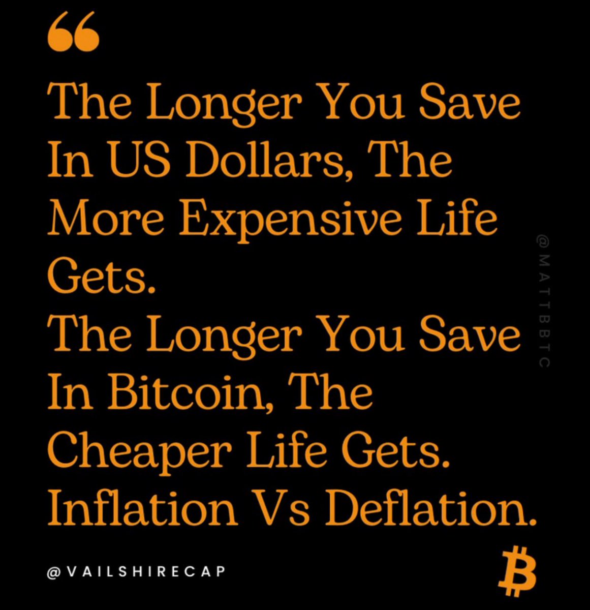 #Bitcoin is savings.
