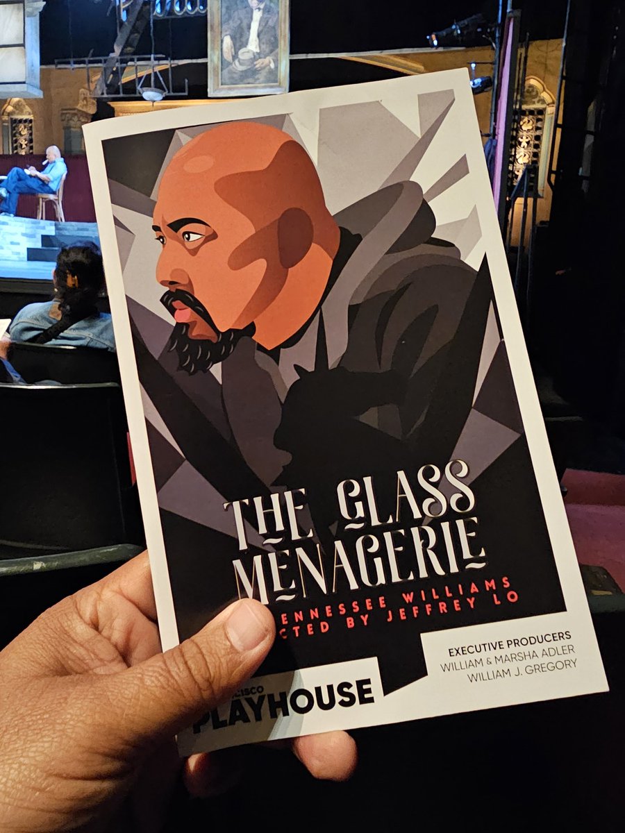 Seated for the @SFPlayhouse production of #TheGlassMenagerie #hellatheatre