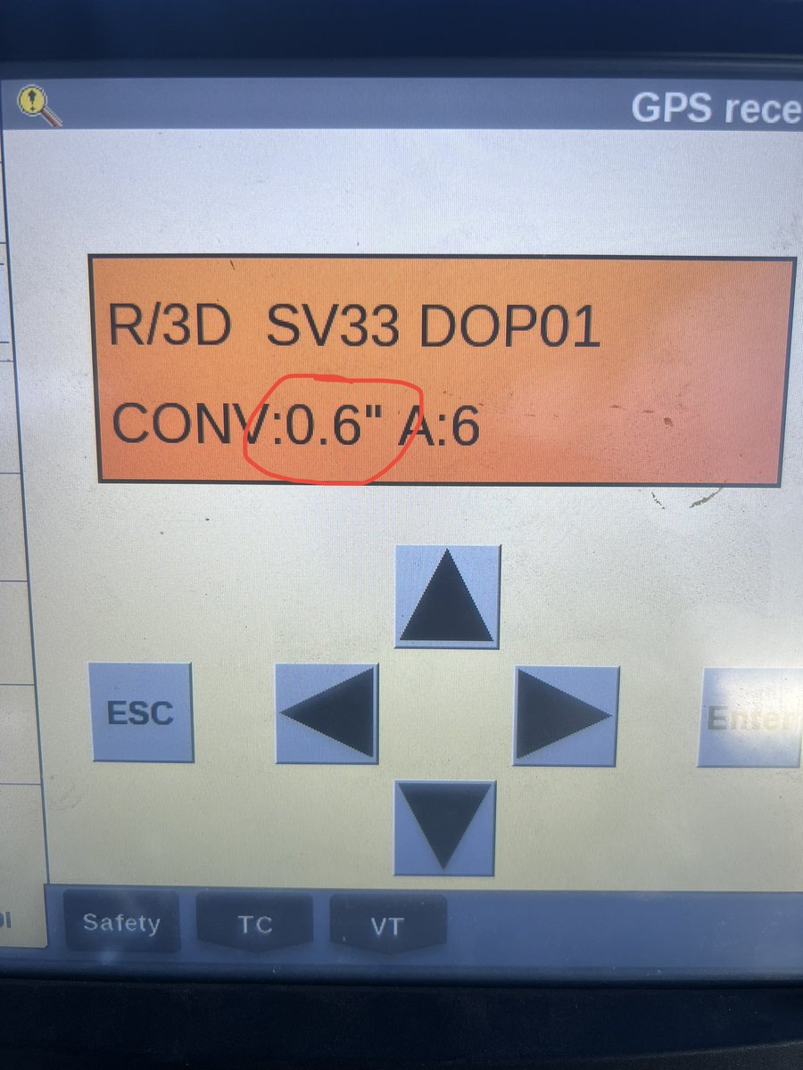 Nice evening for converting more units over to Trimble 392 receivers with Centerpoint RTX Fast! Satellite RTK at its finest, 0.6” accuracy within 1 minute and 45 seconds form key cycle.