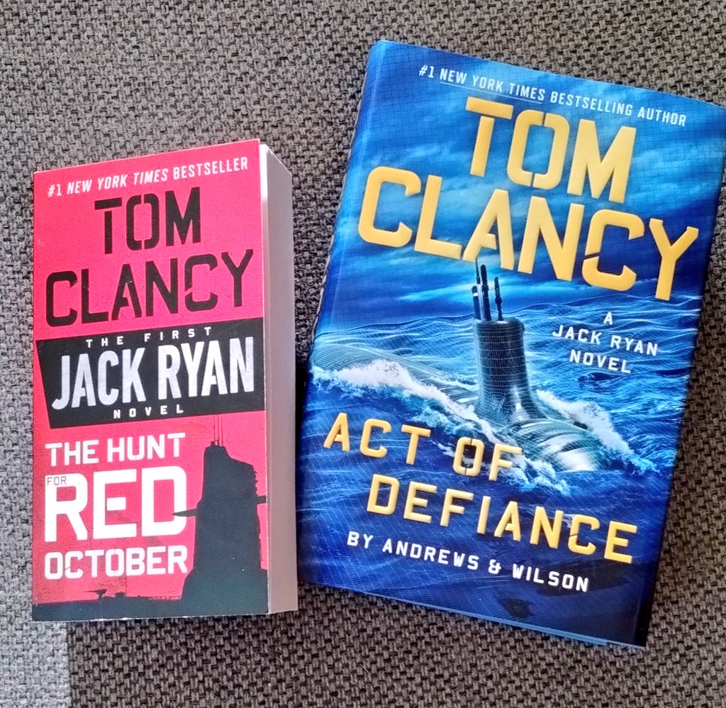 SteveMichAlmo09's tweet photo. Happy pub Day to the best duo of military action thrillers @BAndrewsJWilson with their #JackRyan debut #ActOfDefiance! You guys are EVERYWHERE and show no signs of slowing down! #TierOne/#Dempsey; #SonsOfValor #Chunk; #Shepherds and now #JackRyan! Congratulations! https://t.co/pCFU4qaYxw