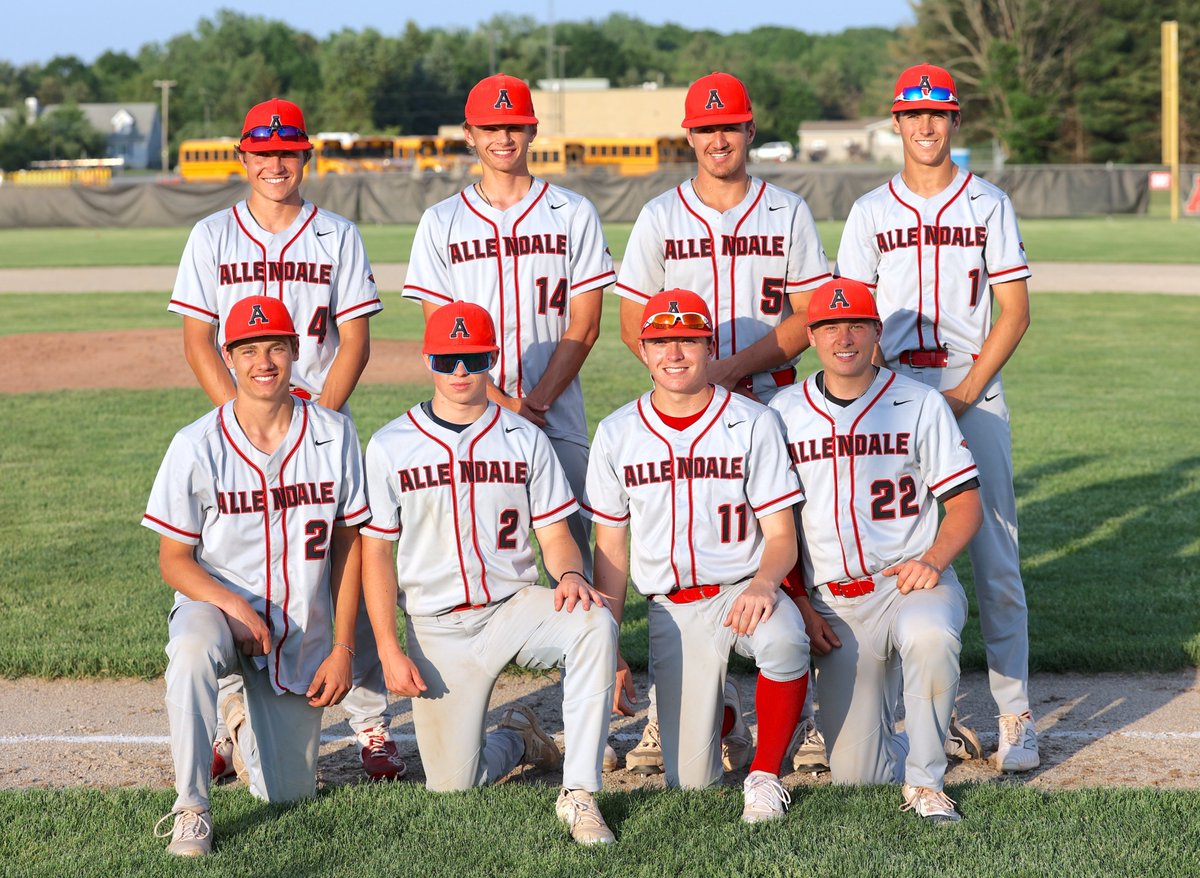 lenny_padilla's tweet photo. Allendale and Coopersville baseball split a baseball doubleheader on Tuesday. Isaac LeMeiux homered twice as Coopersville won Game 1 9-1. Jaxson Smoes goe the win. In Game 2, Allendale won 3-2 and got homers from Easton Tolson and Vince GeBraad. Jacek Haight got the win. https://t.co/dY84tikBey