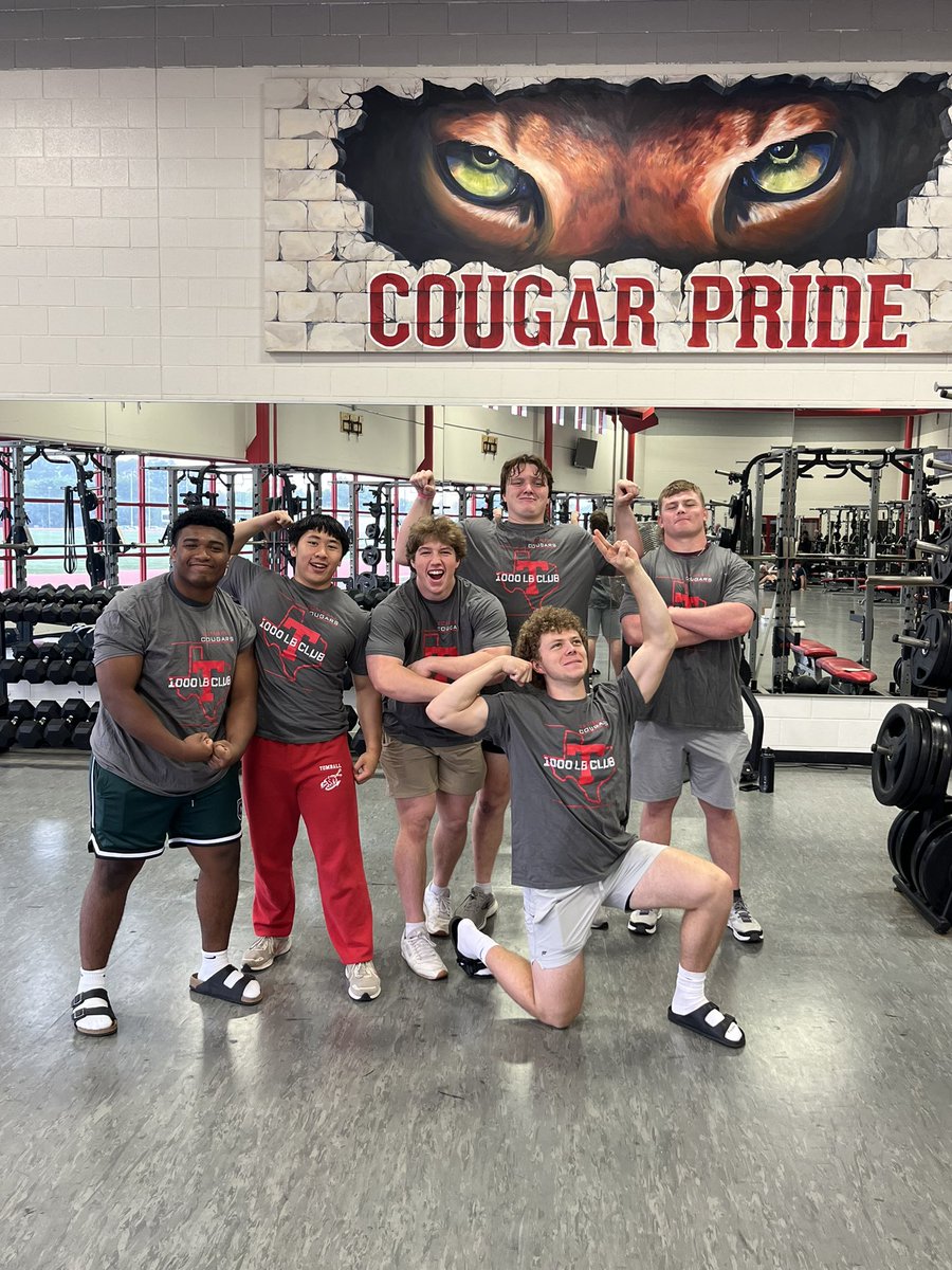 Hardship reveals. Difficulty teaches. Pressure shapes. Welcome to the @FootballTomball 1,000LB CLUB 💪 #FHFT #builT #differenT