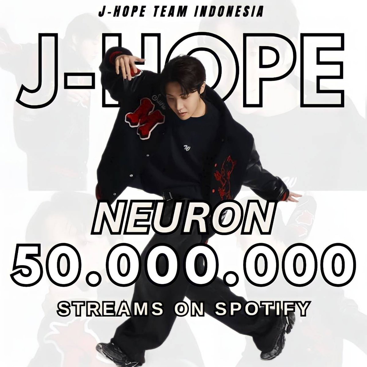 📢 J-hope 'NEURON (with 개코, 윤미래)' telah melampaui 50 Juta pendengar di Spotify 🎉 Keep streaming !! 📌 sptfy.com/QKXx CONGRATULATIONS JHOPE NEURON 50M ON SPOTIFY #Jhope_NEURON #jhope #HOPE_ON_THE_STREET_VOL_1 @bts_twt