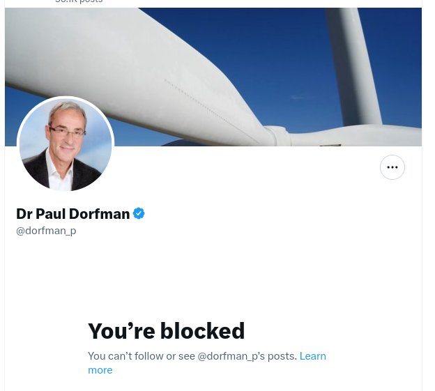 Dr. Dorfman @dorfman_p blocked me for posting tide gauge data which doesn't support his scam