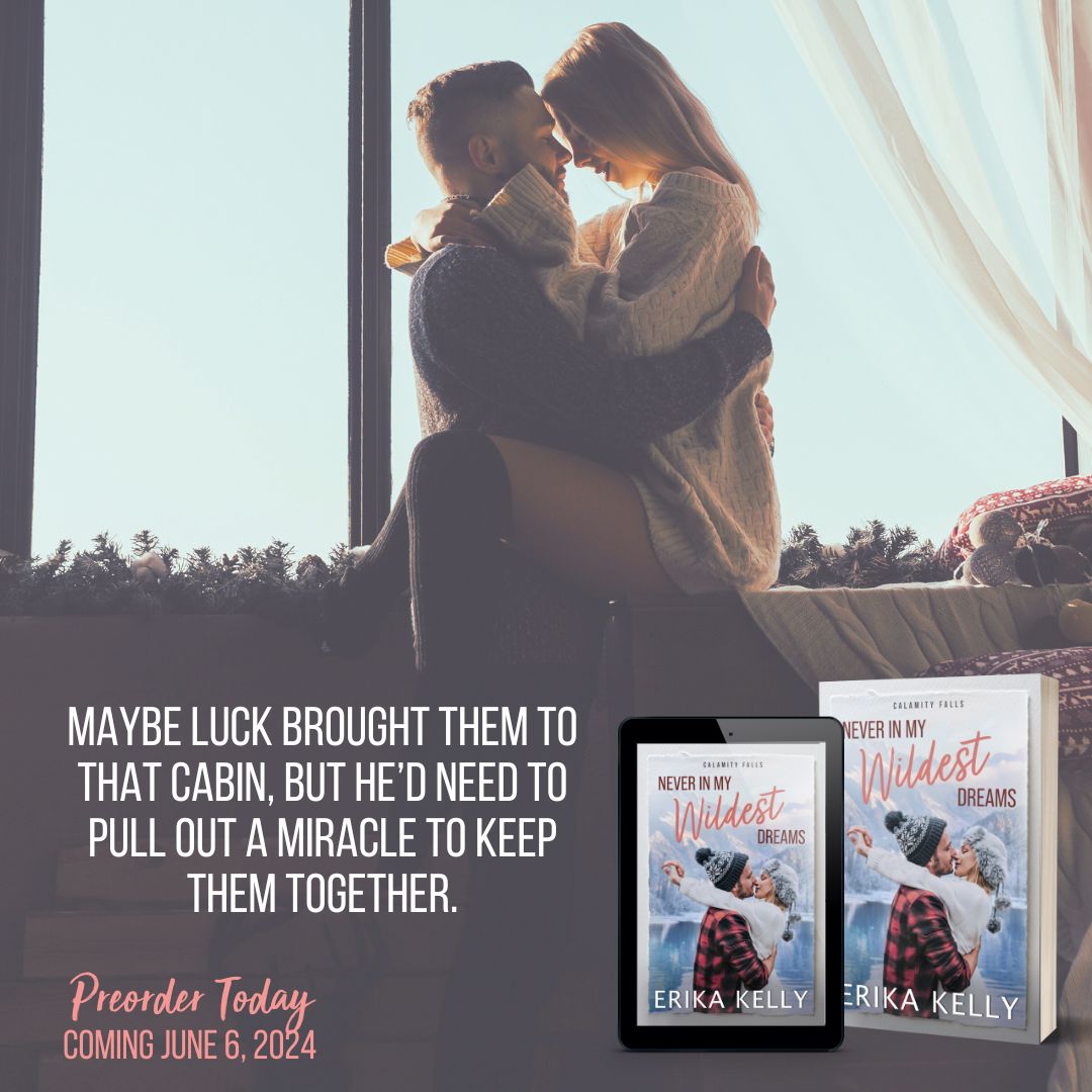 Never In My Wildest Dreams by @erikakellybooks is releasing June 6, 2024!
@greyspromo
Preorder today!
Amazon: amzn.to/4aCV3F9
Apple: apple.co/4cP0GSD
Nook: bit.ly/3U2k0Er
Google Play: bit.ly/49mzCXK
Kobo: bit.ly/3xAdVGk
