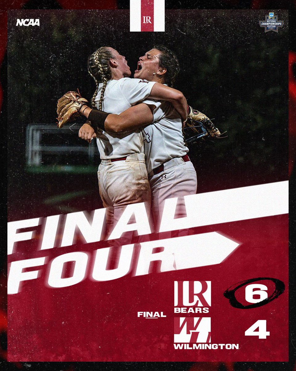 𝑪𝒐𝒎𝒆𝒃𝒂𝒄𝒌 𝑩𝒆𝒂𝒓𝒔

Bears come through in the 9th defeating Wilmington 6-4 to advance to the Final Four‼️ 

#GOBEARS #D2SB #D2Festivals #Team25