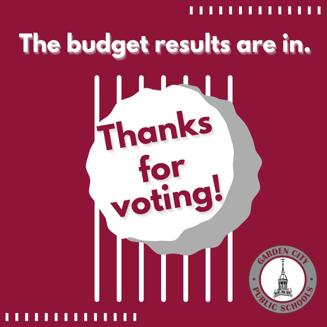 Garden City SD (@gcufsd) on Twitter photo Budget Results:
gardencity.k12.ny.us/article/1611526 Budget Results:
gardencity.k12.ny.us/article/1611526