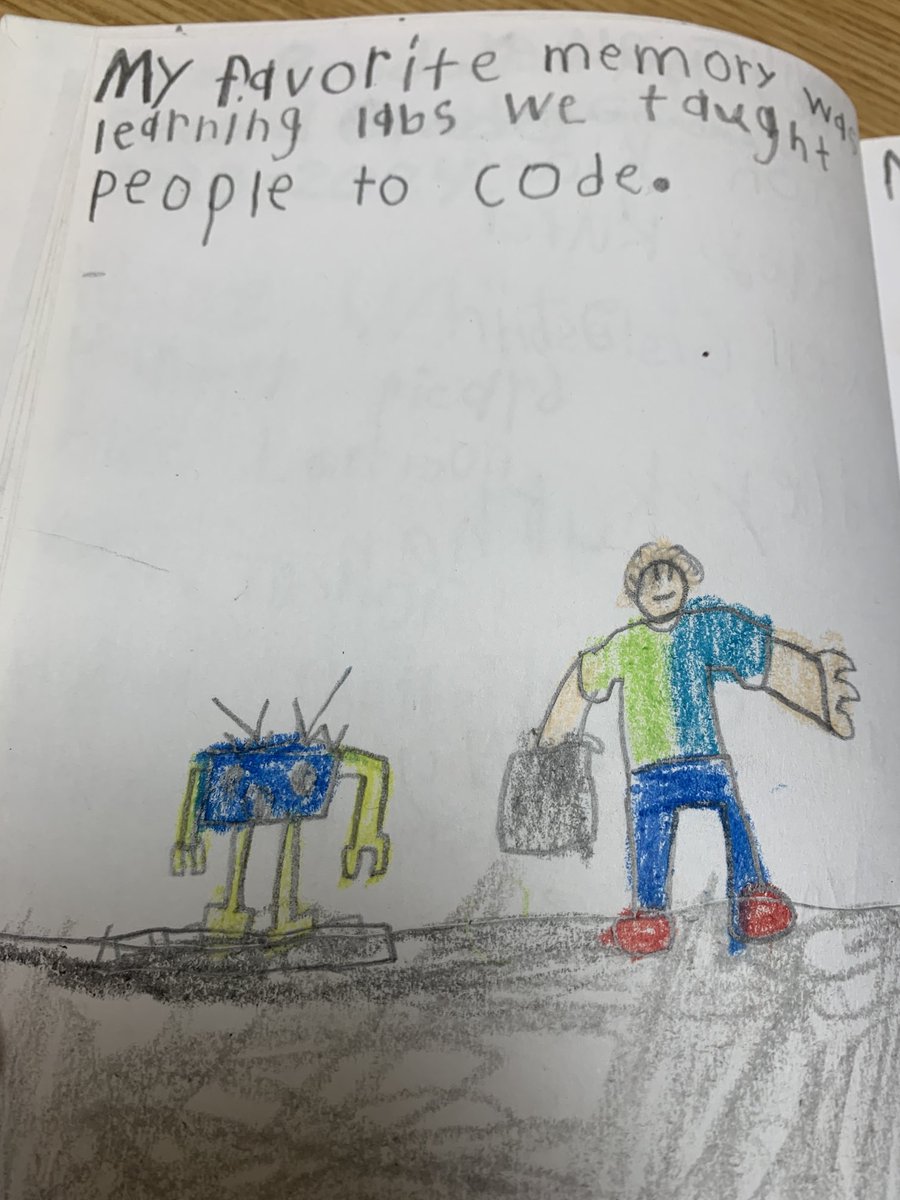 MrsRsecondgrade's tweet image. The impact of Computer Science is evident by their favorite memories of the year!  They loved the Learning Labs! Students  were proud to share their knowledge!  Thank you Osage Schools for taking us to the next level!⁦@MrsSchwamman⁩ ⁦@dahlbys⁩ #codebreaker