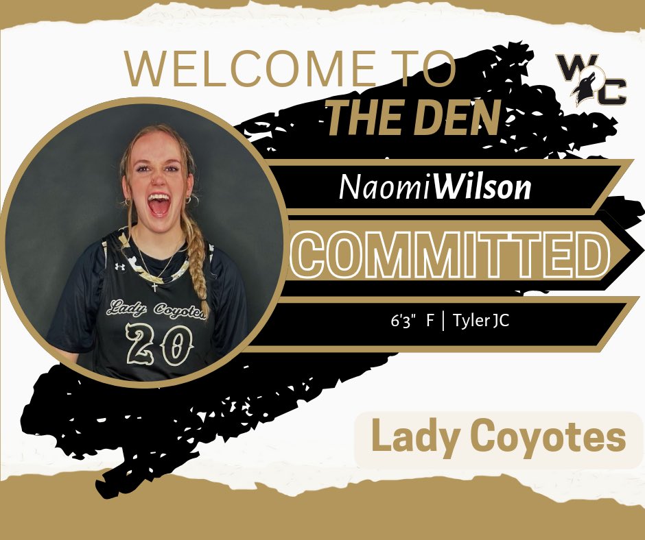 WeatherfordWBB's tweet photo. “WELCOME TO THE DEN”

Naomi Wilson 6’3 Transfer forward from Austrailia https://t.co/0WOdkUg0eP