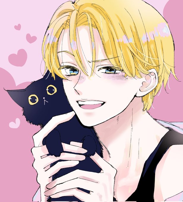 「black cat blue eyes」 illustration images(Latest)