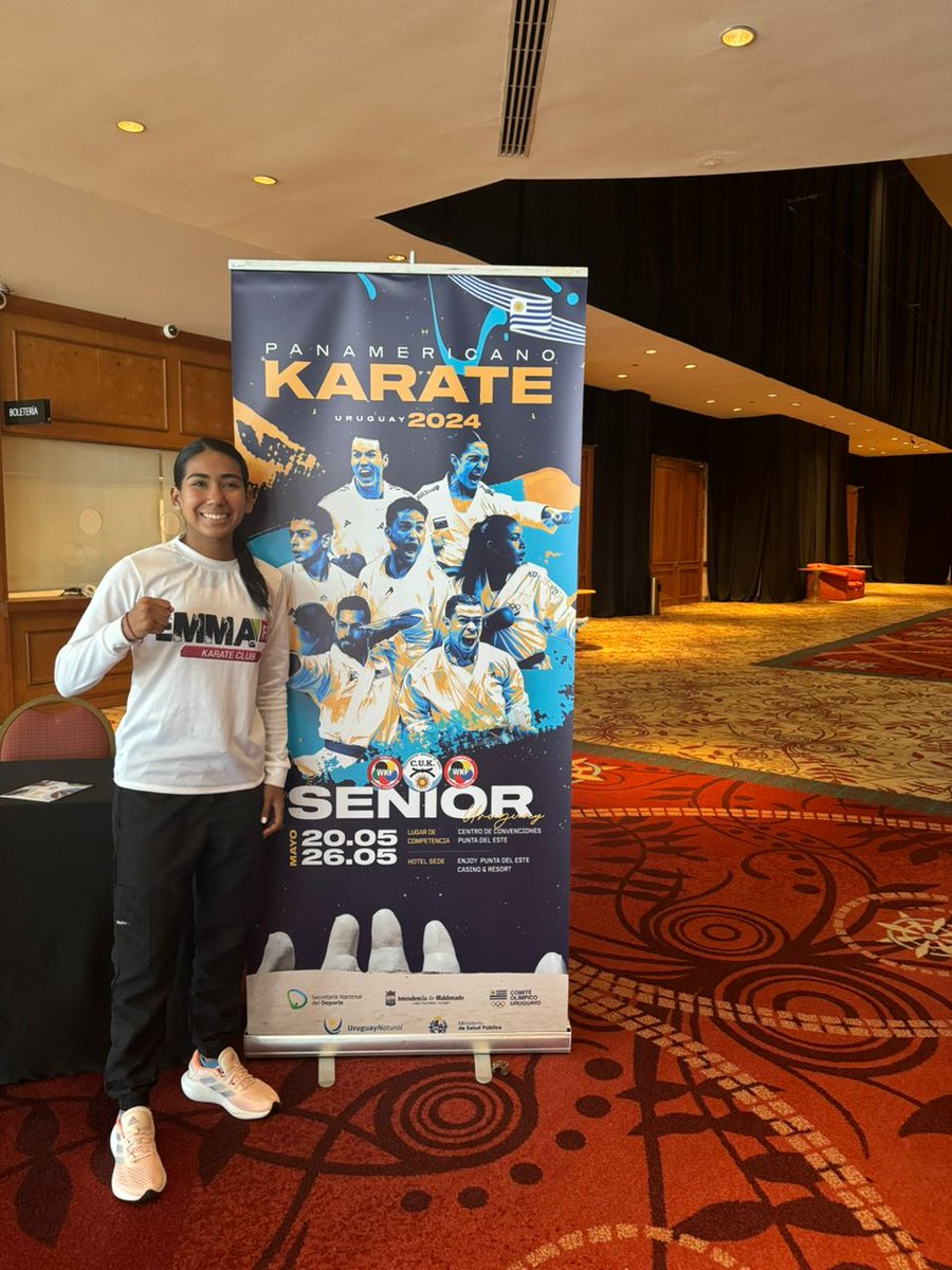BarinasSamat's tweet photo. #21May📸 | Hoy nuestra atleta barinesa Yennifer Torrealba, selección nacional de la disciplina de Karate Do, quien ya se encuentra en Uruguay para participar de los juegos Panamericanos de Punta del Este 2024.

#VenezuelaSeCrece https://t.co/KOPDfbyghL