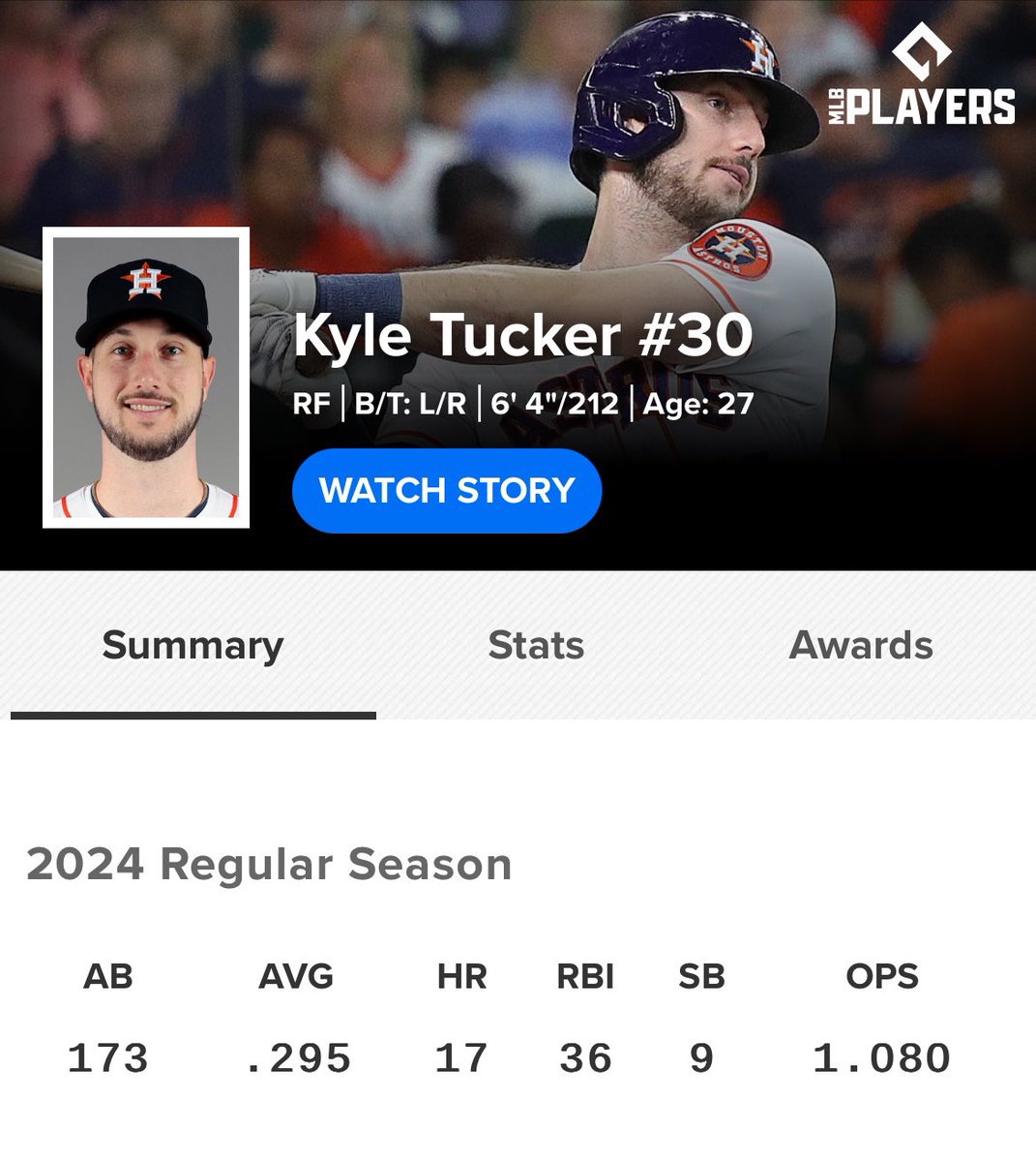 Yeah there aren’t 10 players in baseball that are better than Kyle Tucker at this point