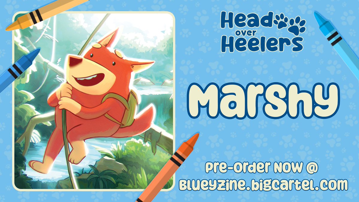 📣Pre-orders for the @BlueyZine are almost over! Now's your chance to snag the most heartwarming and adorable zine you've ever seen! 🐶🧡💙