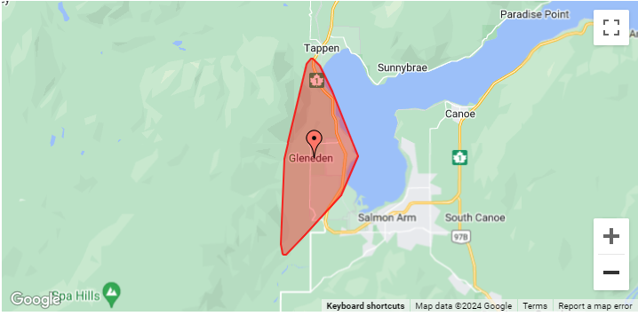 Crews have been assigned to an outage affecting 655 customers near #SalmonArm. Updates will be available here: bit.ly/3KdFcSo
