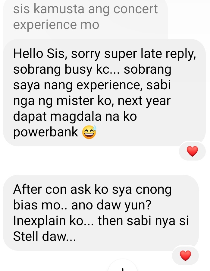 Ayun yung mother ng dating classmate ng anak ko. First time nya  nanuod ng SB19 concert with her husband na casual

Kinikilig ako... 

#SB19 @SB19Official 
#STELL #SB19_STELL