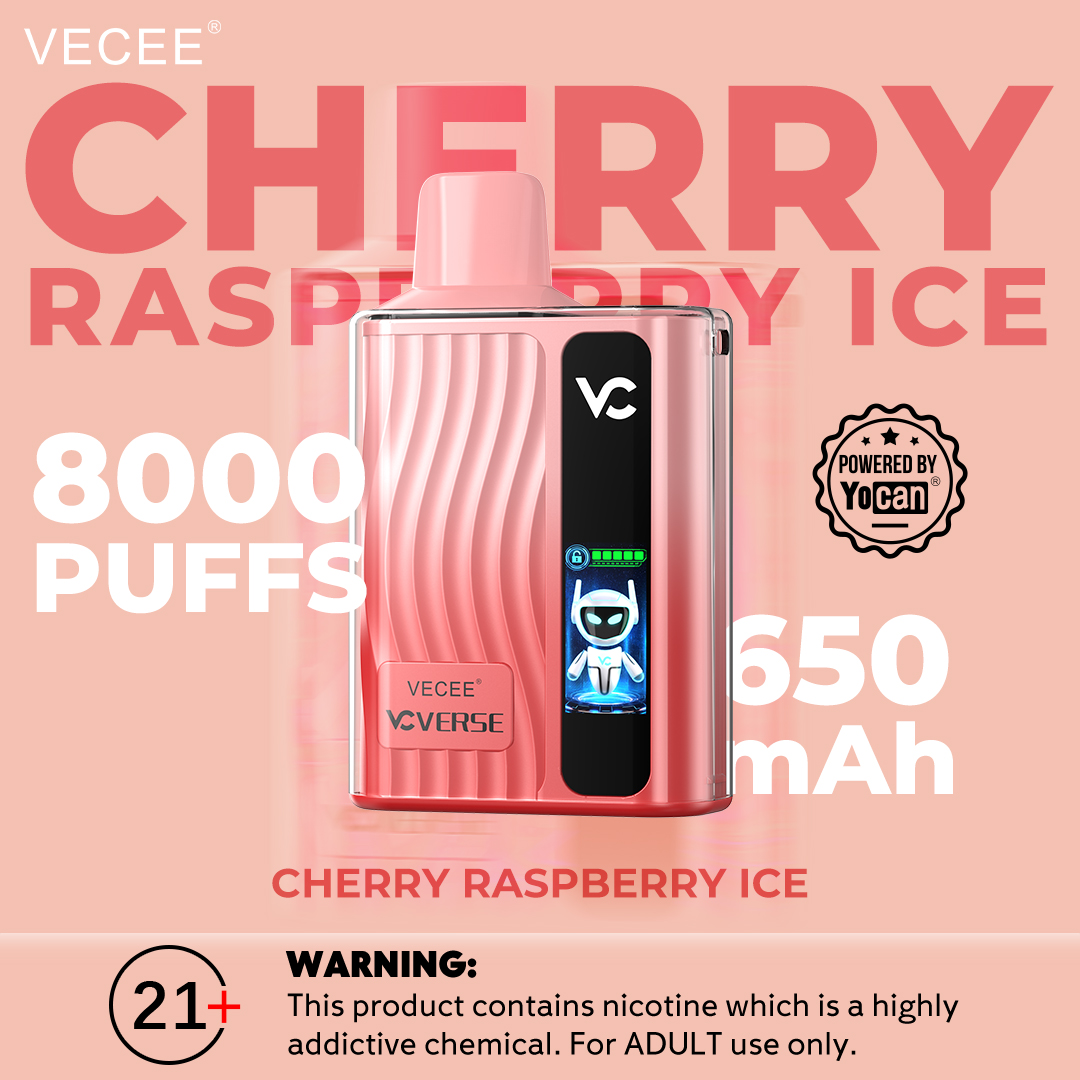 VECEEVape's tweet photo. Advanced mesh core helps you to feel the purest cherry raspberry flavor.
.
Get more on https://t.co/fvT9biEKpo
.
Warning: This product contains nicotine which is a highly addictive substance. You must be of legal age to vape!
#vecee  #VCTECH #VCVERSE #VCCYBER #vapelife #vc8000 https://t.co/v112LLI8LB