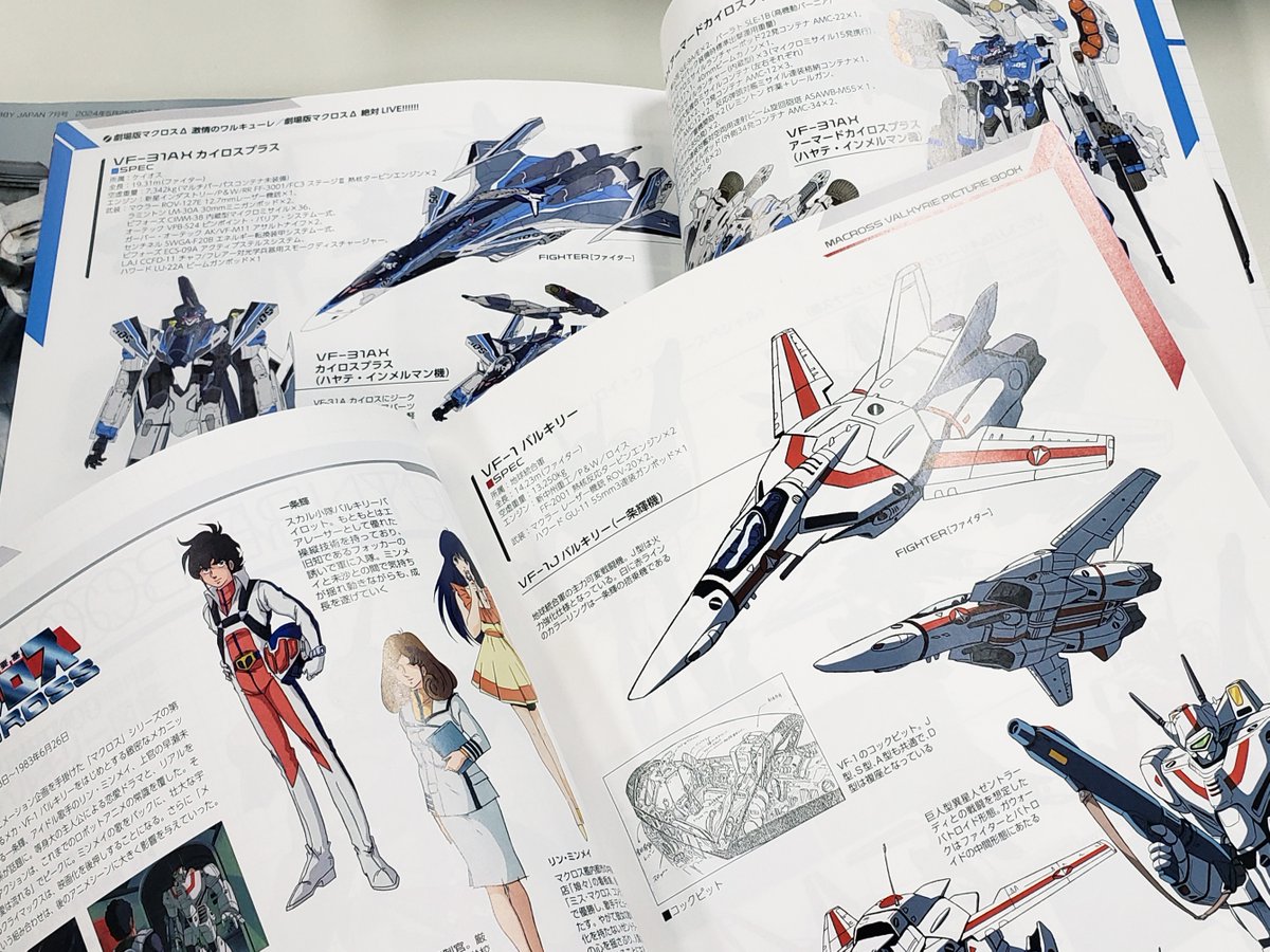 月刊 #ホビージャパン 7月号 別冊付録 「マクロス バルキリー図鑑