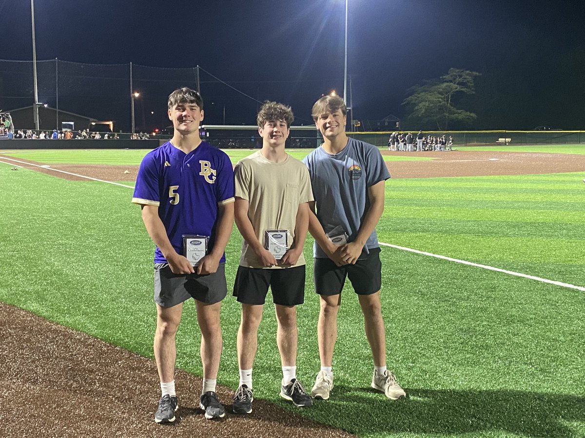 Congratulations to <a href="/EthanMadison08/">Ethan Madison</a> <a href="/DrewIsenberg10/">Drew Isenberg</a> and <a href="/maxbuchanon/">Max Buchanon</a> on being selected to the 14th All-District Team.